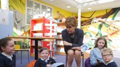Nicola Sturgeon said getting pupils back to school is the Government’s top priority (Callum Moffat/Daily Record/PA)