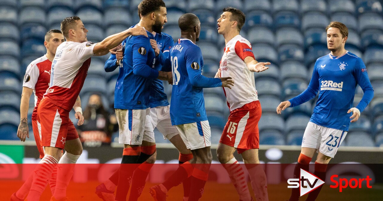 Slavia Prague racism row defender 'bloodied' in post-match Rangers brawl as  Czechs call ambassador - Glasgow Live