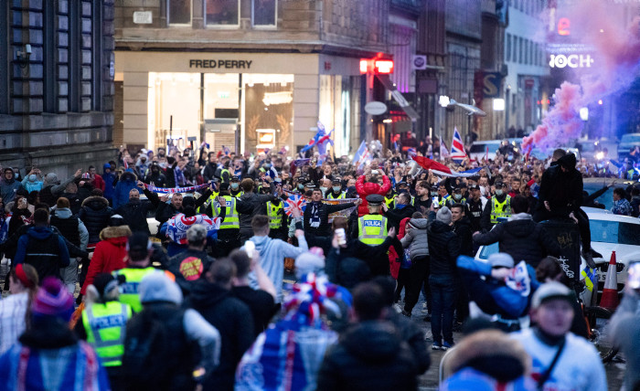 Covid breach: Supporters have been warned to stay at home.