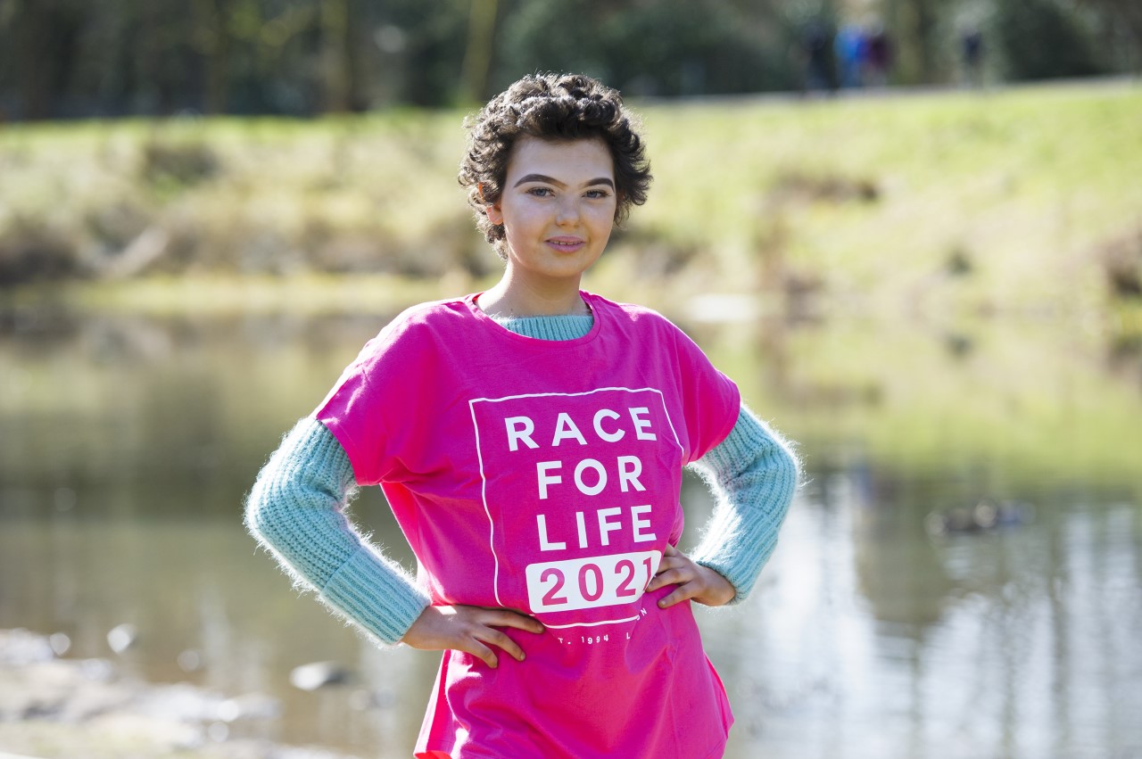 Abbe is calling on Scots to raise money for Cancer Research UK.