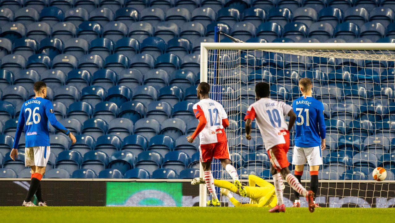 Rangers knocked out of Europa League with defeat to Slavia Prague