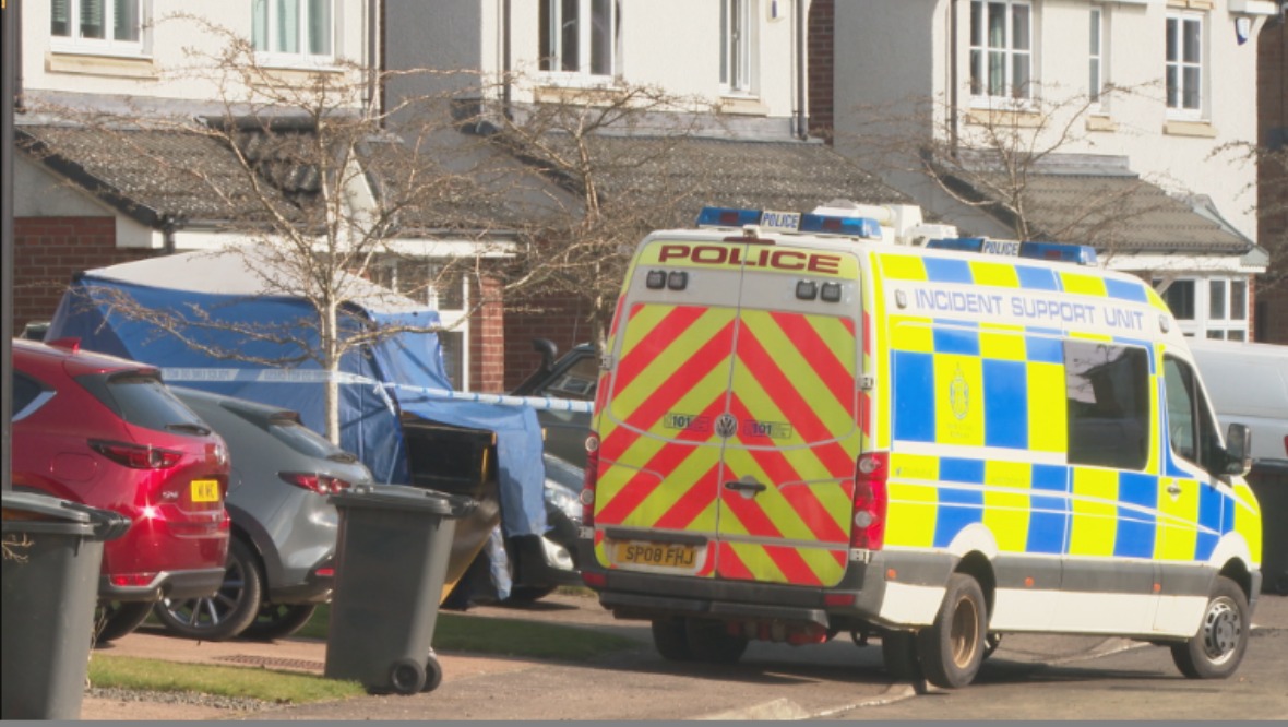 Dundee: Police have sealed off a house in Troon Avenue.