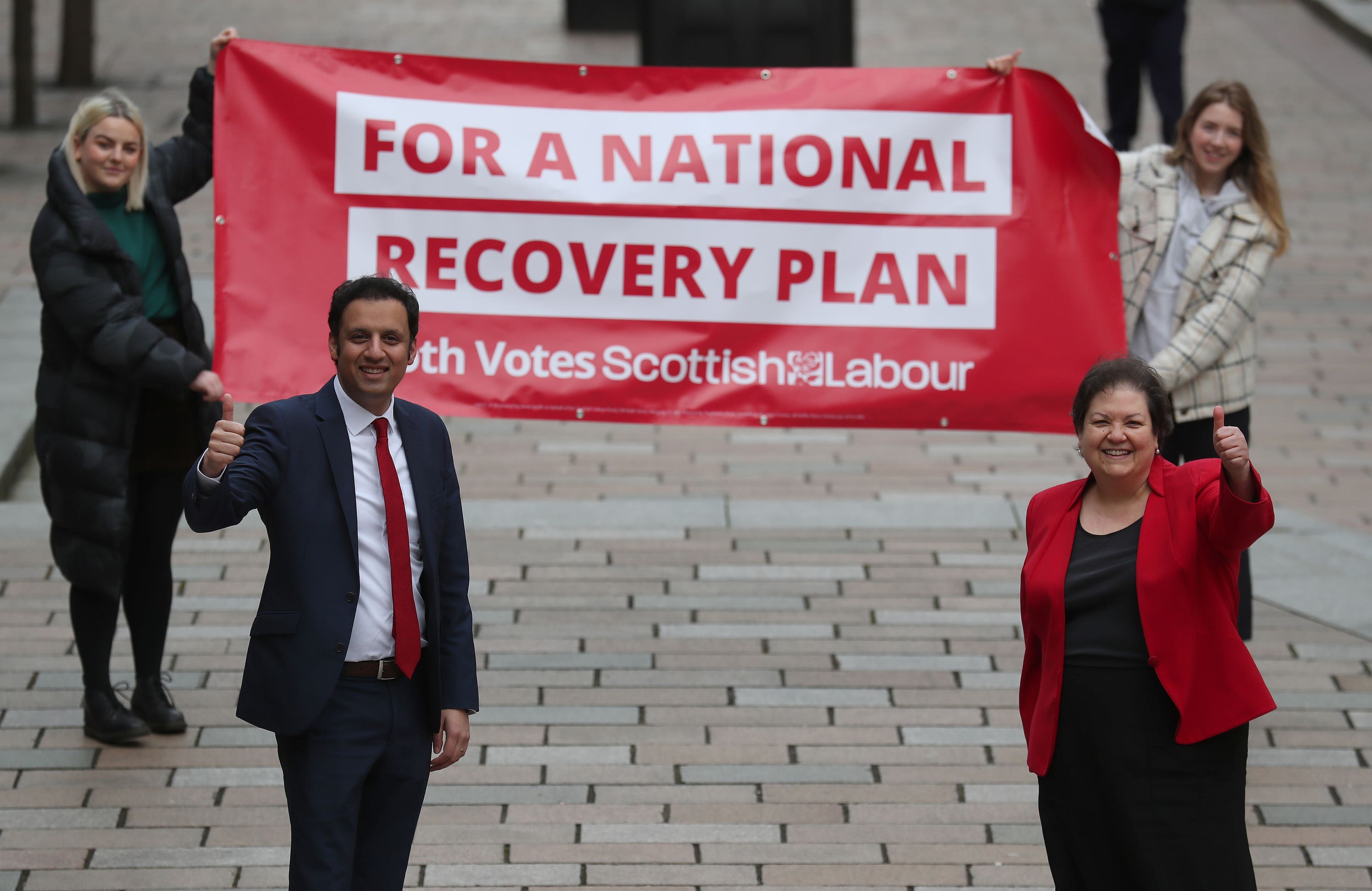 Labour had wanted the slogan ‘Anas Sarwar – Labour’s National Recovery Plan’ to be on regional list ballots (Andrew Milligan/PA)