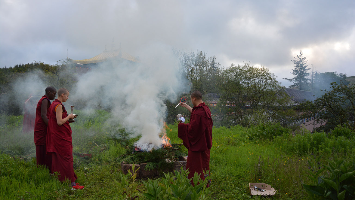 Monks fight plans for shooting range near retreat