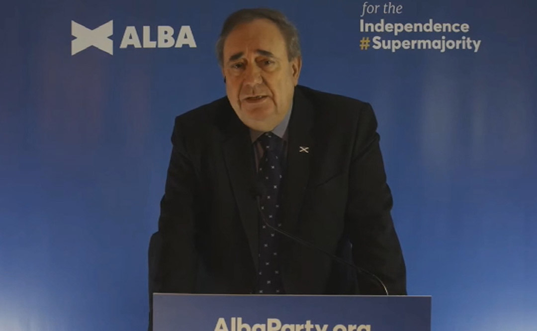 Alex Salmond launched new pro-independence Alba Party.