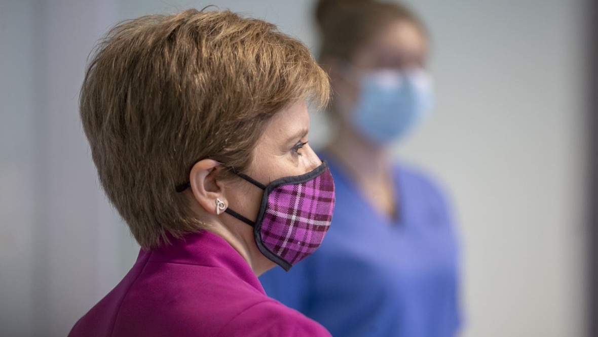 First Minister: Face masks became compulsory on public transport.