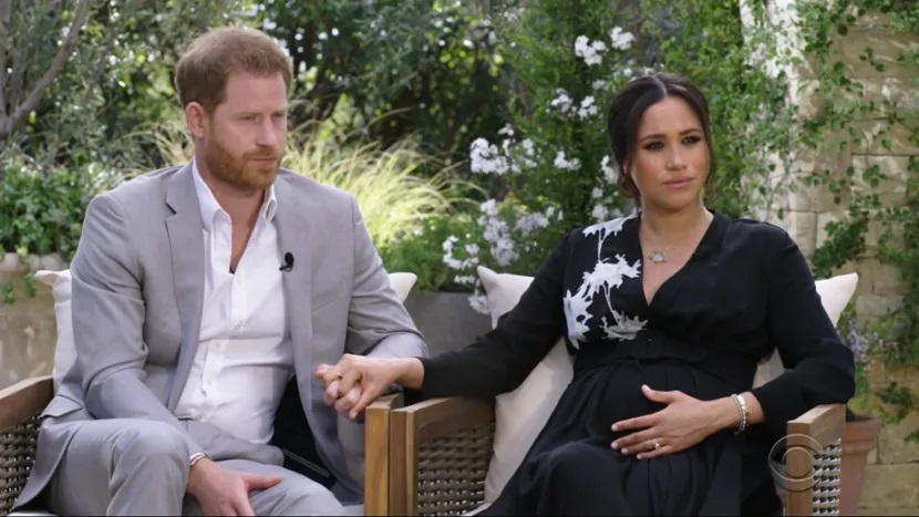 Royal: Harry and Meghan were interviewed by Oprah Winfrey.