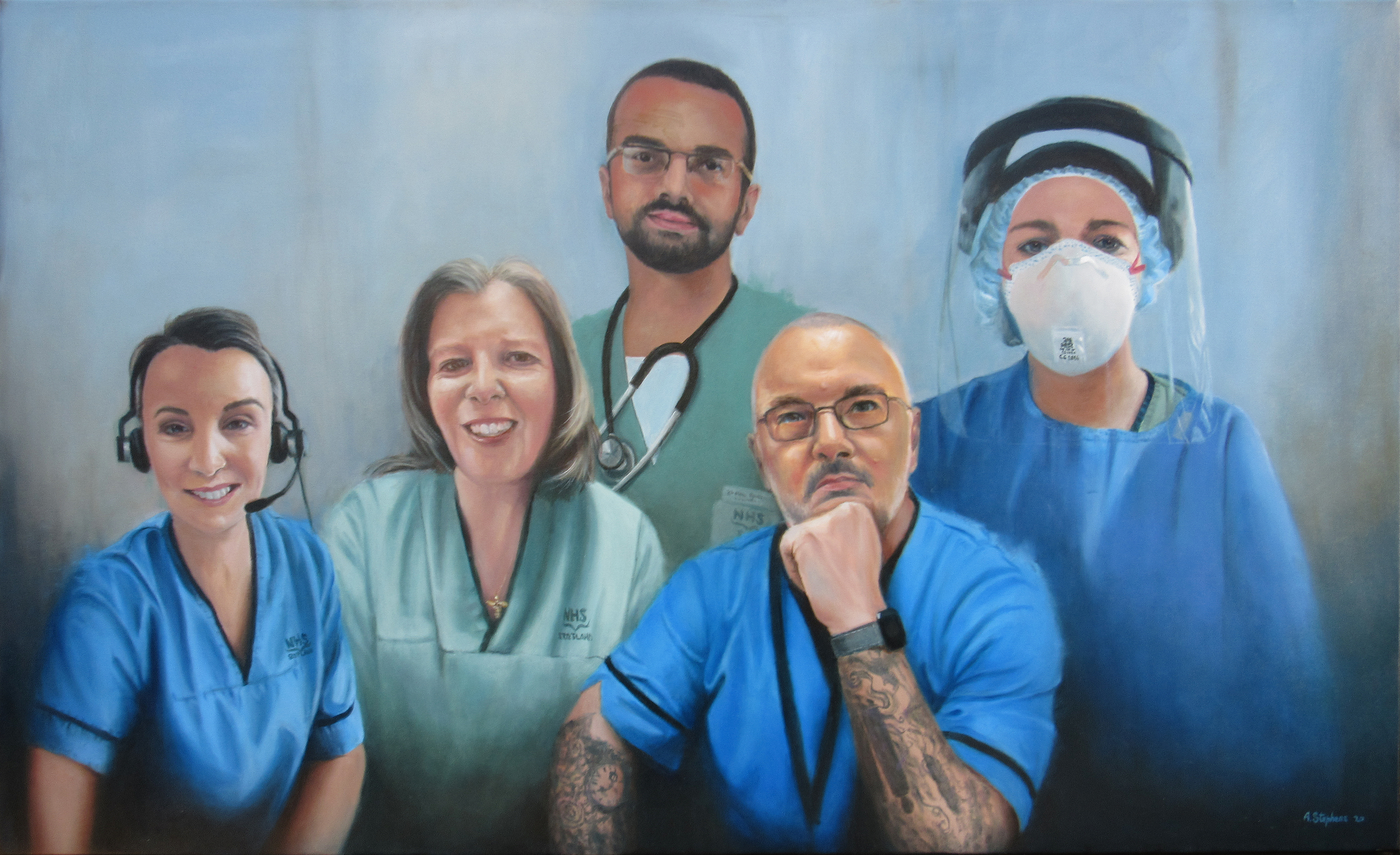The portrait of healthcare staff (Alan Stephens)