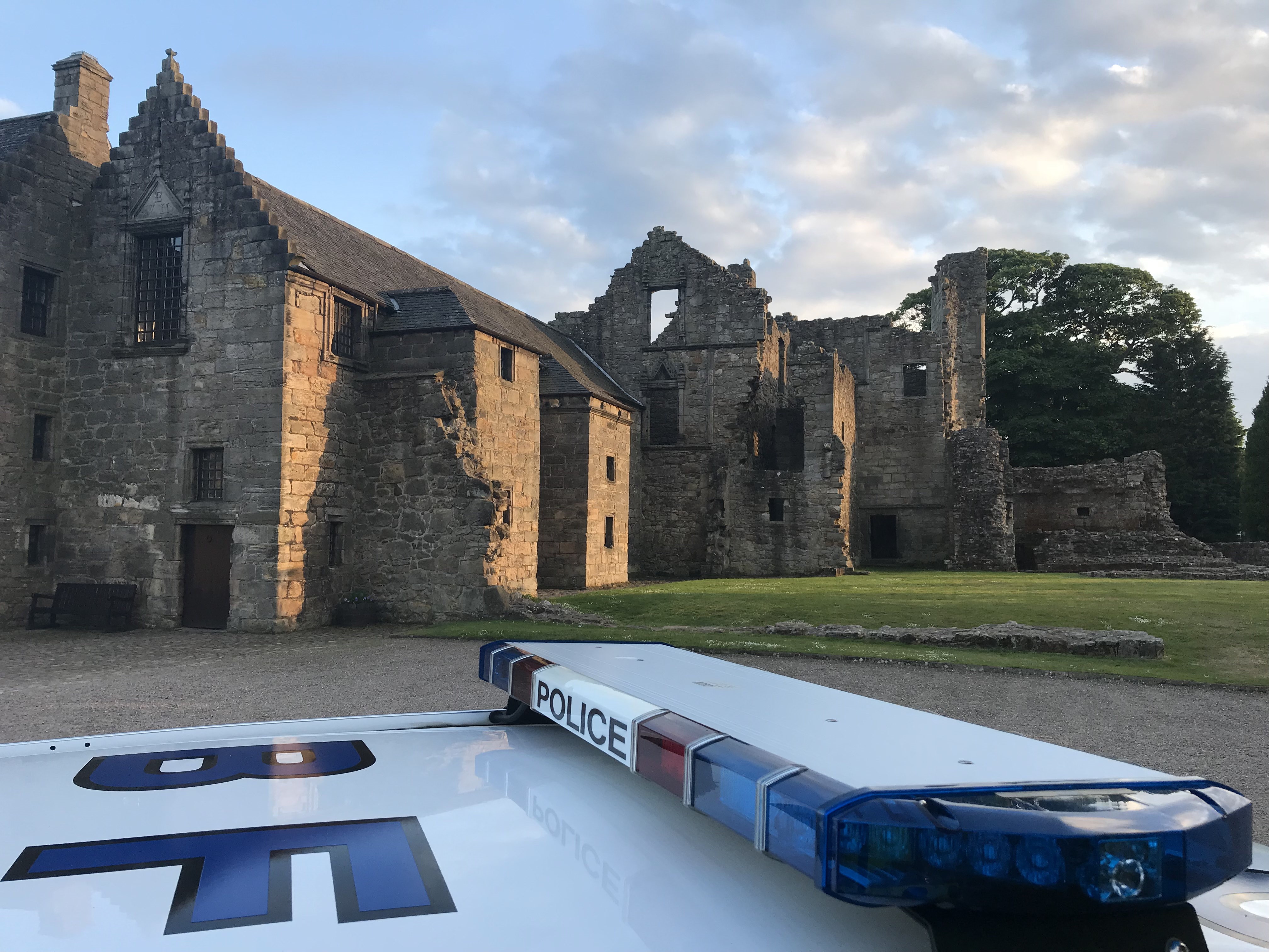 Officers have been making regular checks on Aberdour Castle (Police Scotland)