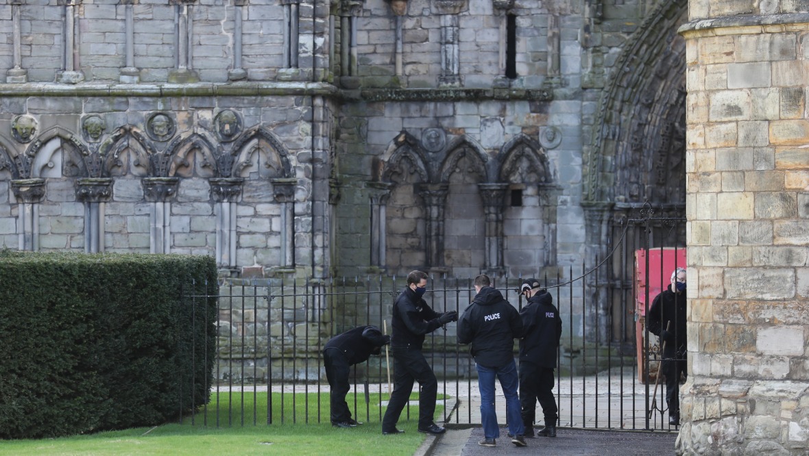 Man arrested after bomb squad called to Holyrood Palace