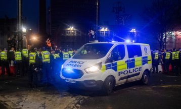 ‘Difficult’ night for police as 28 arrested at Rangers party