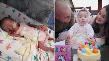 Girl who battled Covid as newborn thrives on first birthday