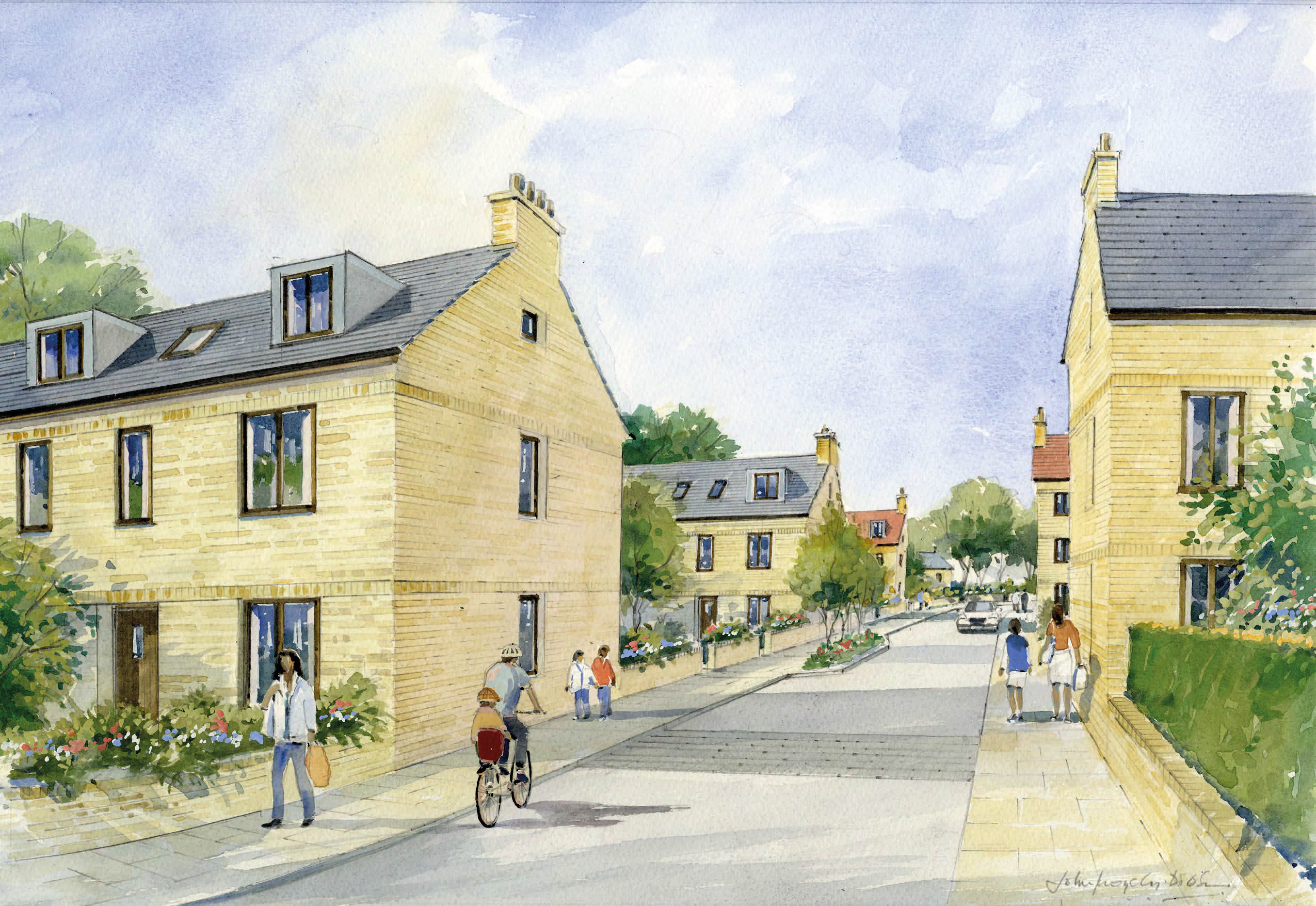 Community: Elan Homes (Scotland) will build the homes if permission is granted.