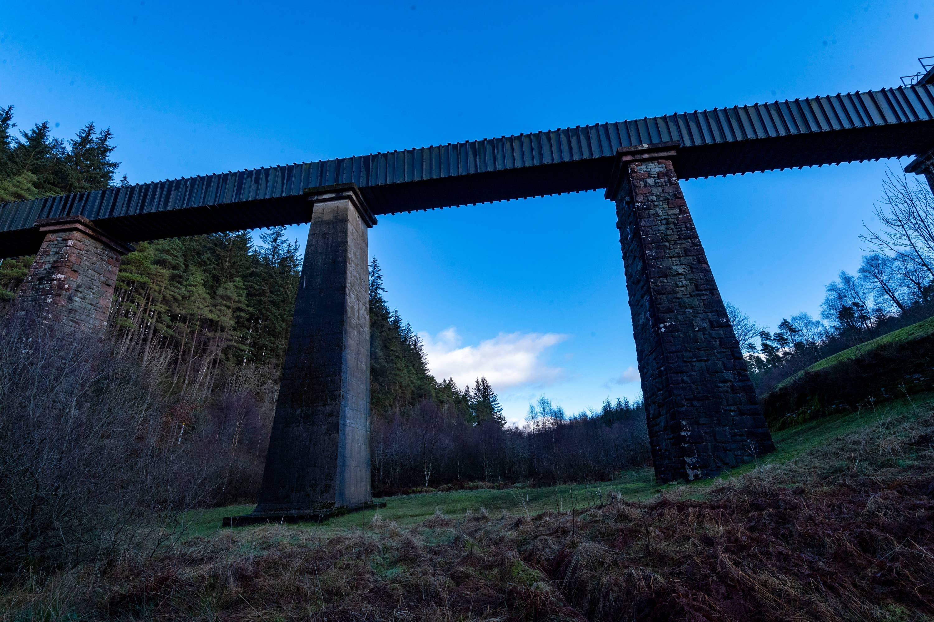 The Victorian Katrine Aqueduct has been refurbished (SNS/Scottish Water/PA)