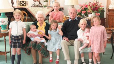 Touching photo of Duke with great-grandchildren released