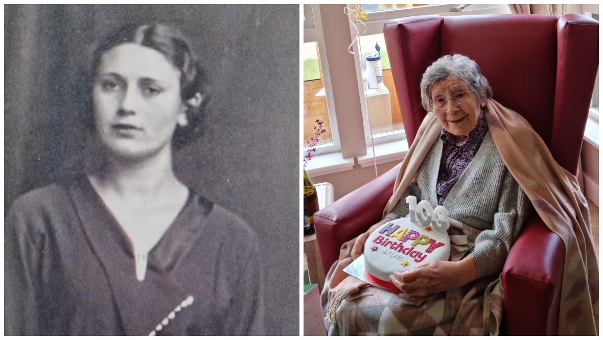 Woman celebrates century living in Glasgow as she turns 103