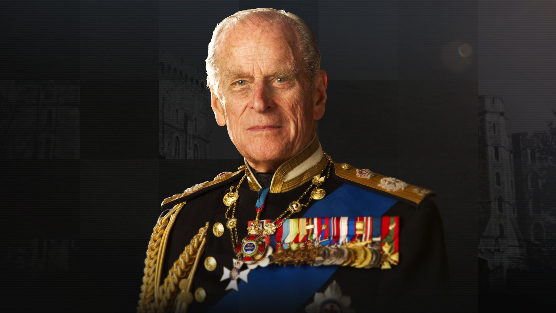 Royal: Holyrood paid tribute to the Duke of Edinburgh.