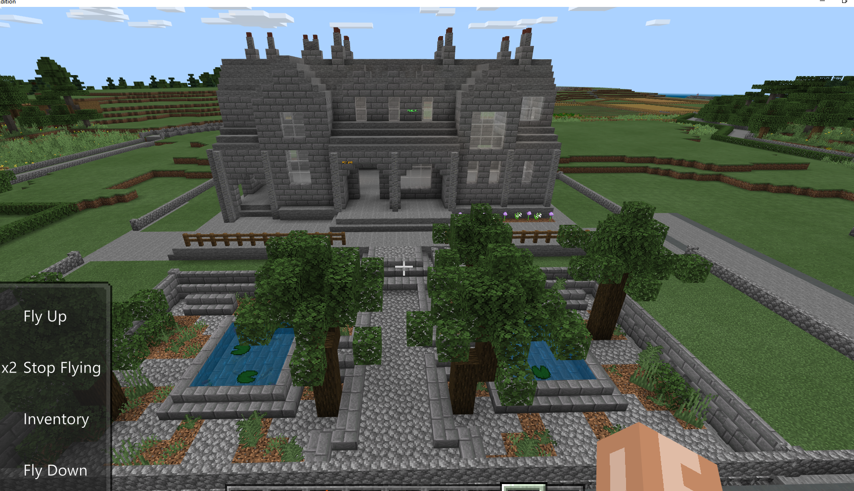 Garrison House recreated in Minecraft. (Abertay University)