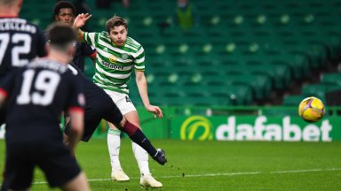 Celtic 3-0 Falkirk: Forrest strikes as holders progress