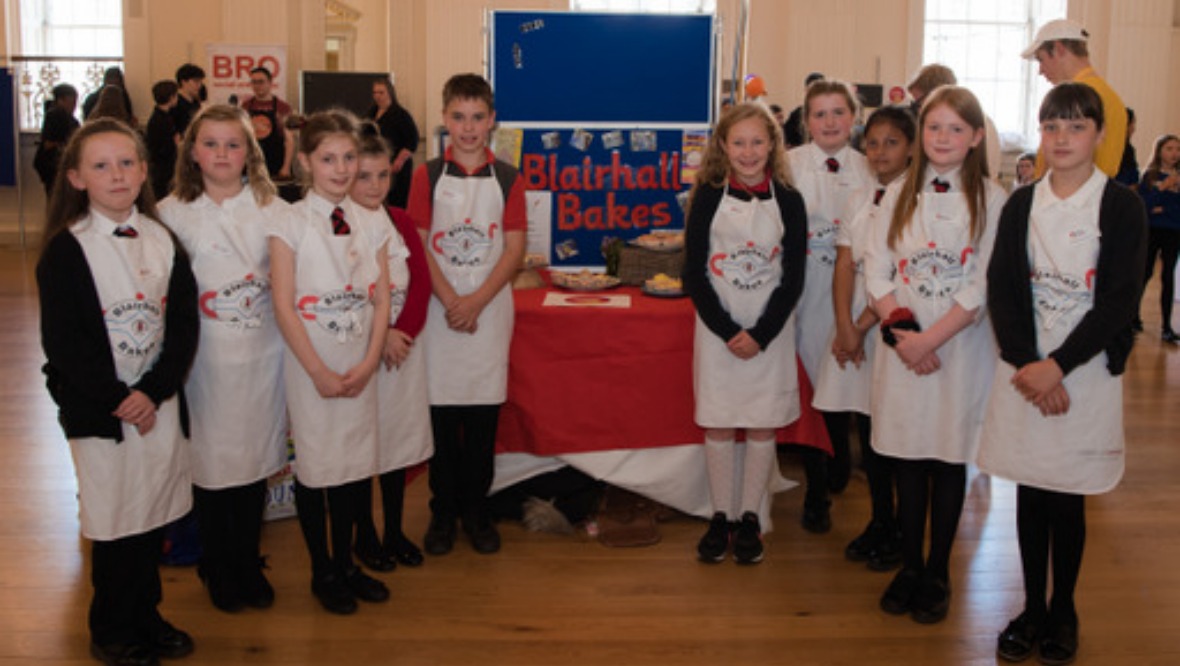 Dunfermline: Pupils at Blairhall Primary School did some baking.