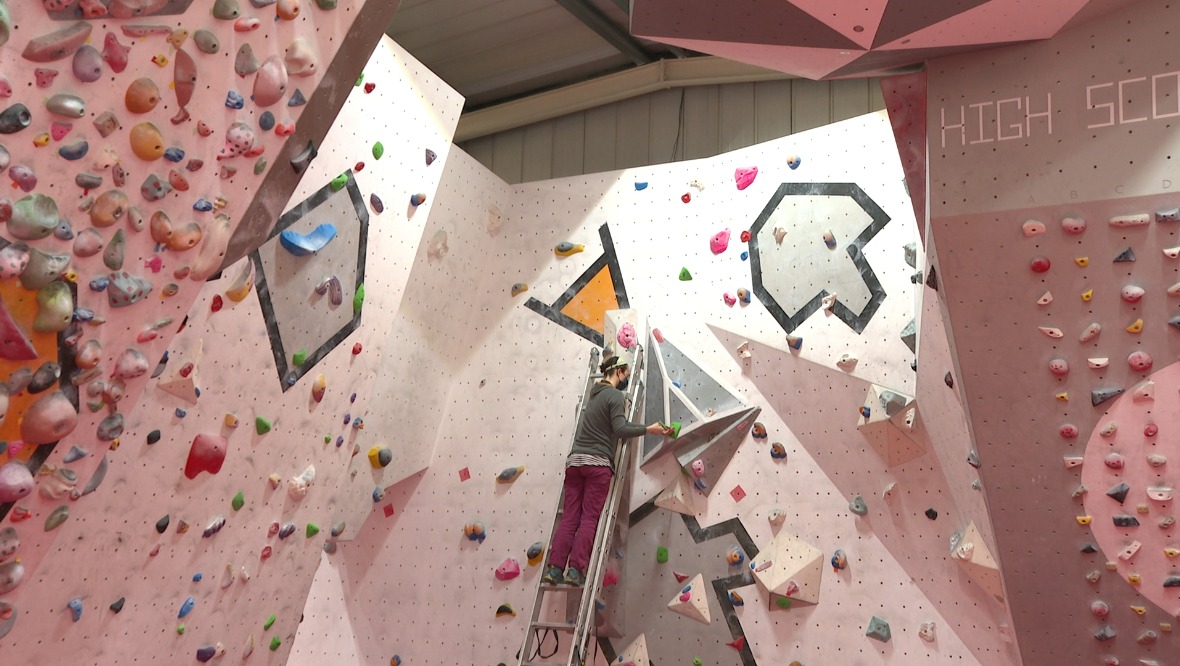 Alien Rock: The climbing centre in Edinburgh reopens on Monday.