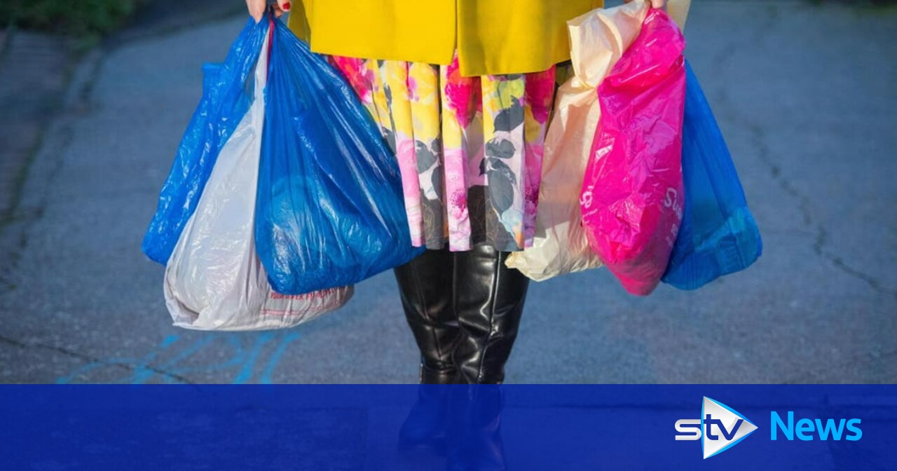 Singleuse plastic carrier bag charge doubles to 10p STV News
