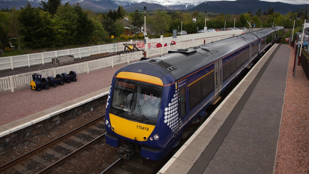 British Transport Police search for man who inappropriately touched himself on Huntly to Aberdeen train