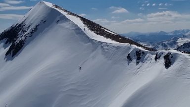 Daredevil skier filmed racing down slopes near Ben Nevis
