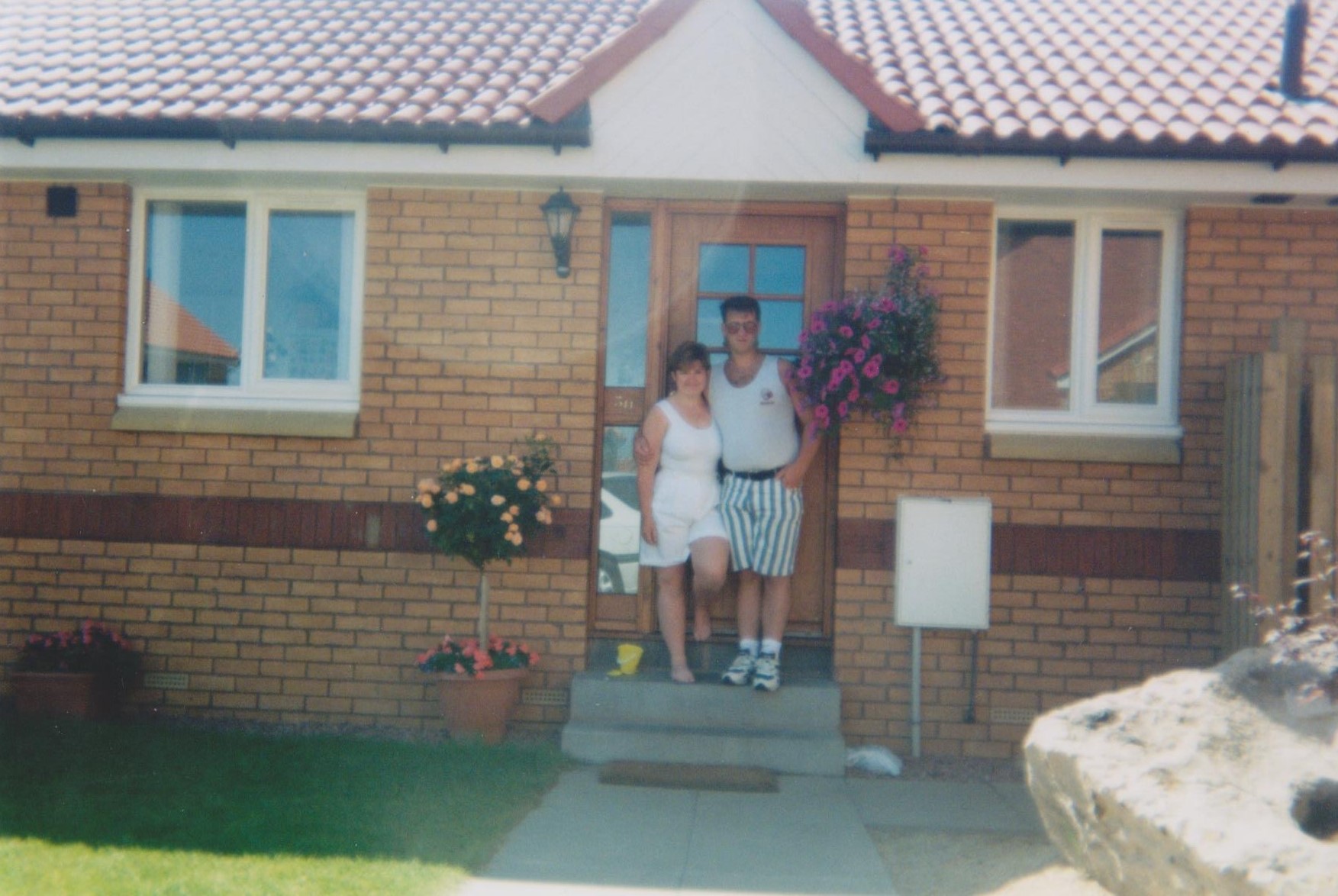 Jill and Steve Davies outside the home they bought in 1996.