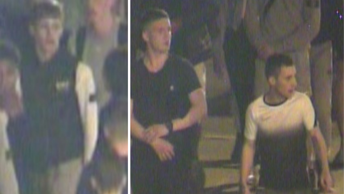 Search for three men in city centre assault investigation