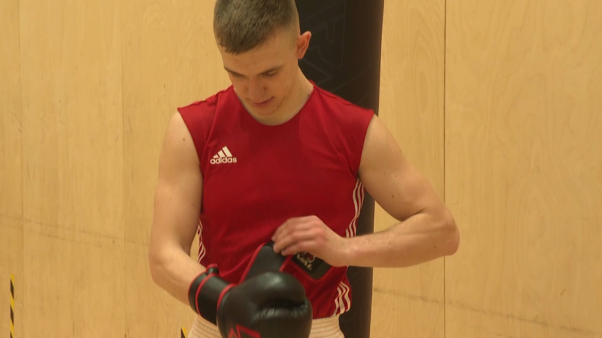 Rhys McCole had dreamt of boxing for Scotland since he was ten-years-old. (STV News)