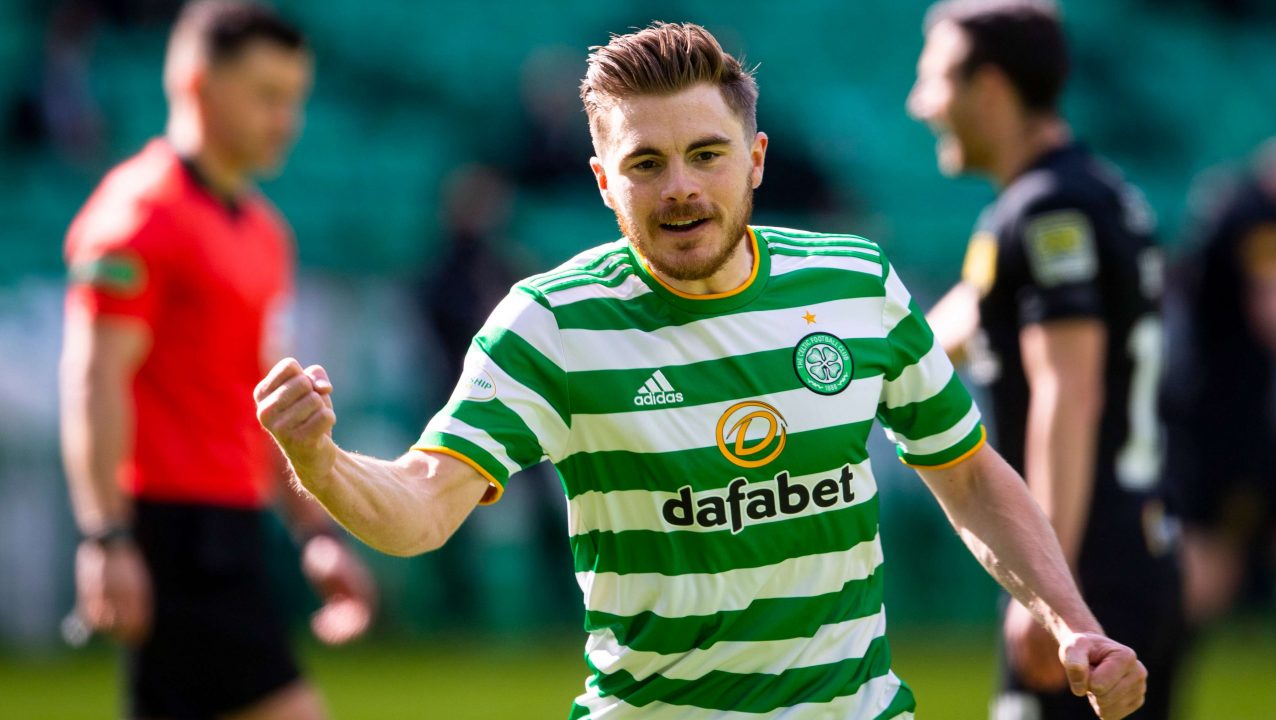 James Forrest relieved to hit first league goal of season at Livingston