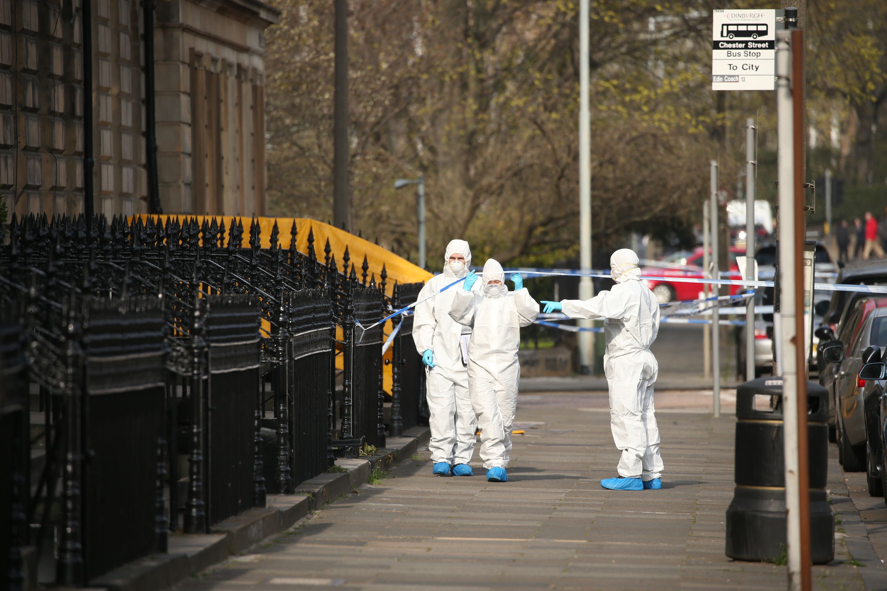 Bradley Welsh was killed in Edinburgh’s in Chester Street in April 2019 (Jane Barlow/PA)