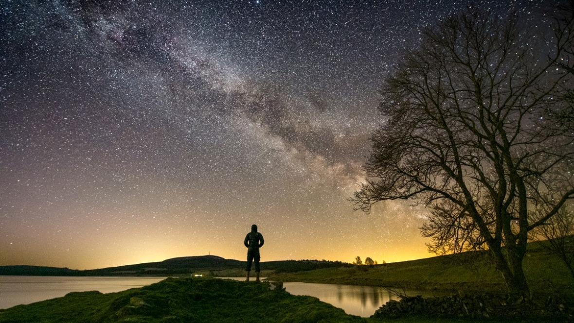 Milky Way captured over loch in one of UK’s darkest places