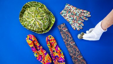 Paisley-patterned items to mark Paisley Museum anniversary