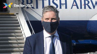 Starmer calls for aviation recovery plan in Edinburgh Airport visit
