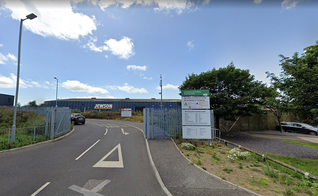 Recycling centre closed as police probe unidentified item