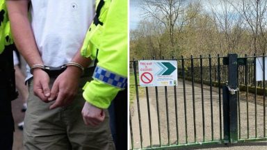 Two men arrested after large disturbance at Kelvingrove Park