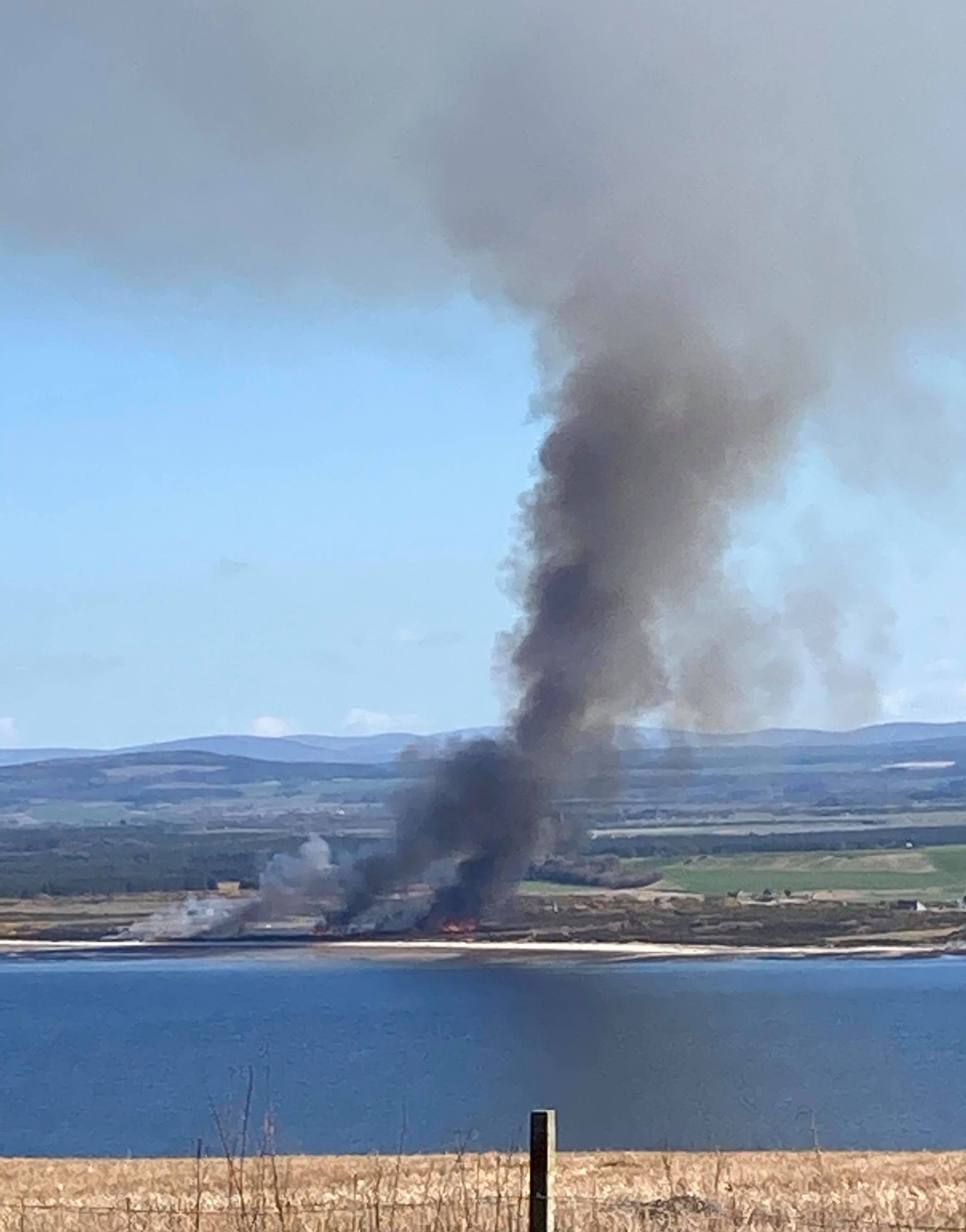 The wildfire at Fort George (Helen Chance)