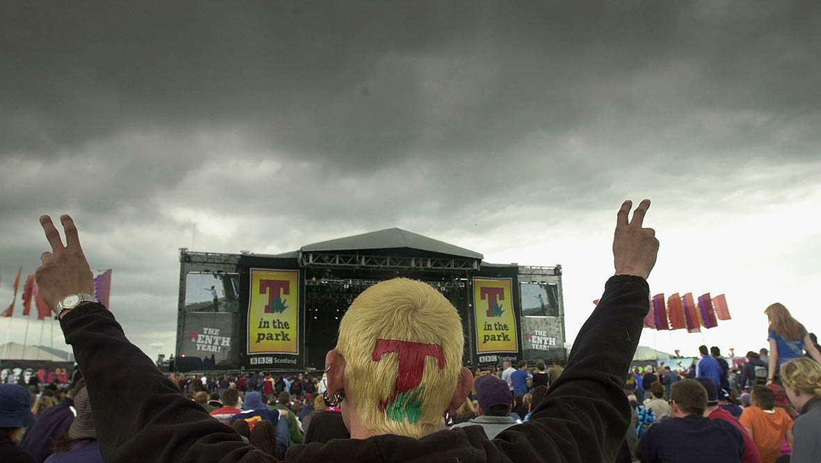 T in the Park attracted huge names and was a rite of passage for many Scots.