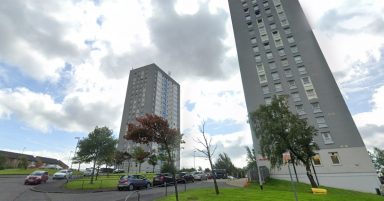 Man seriously injured after fall from high-rise window