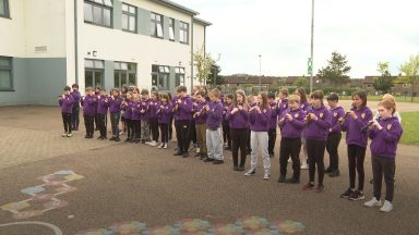 Outdoor music classes hit the right note with school pupils