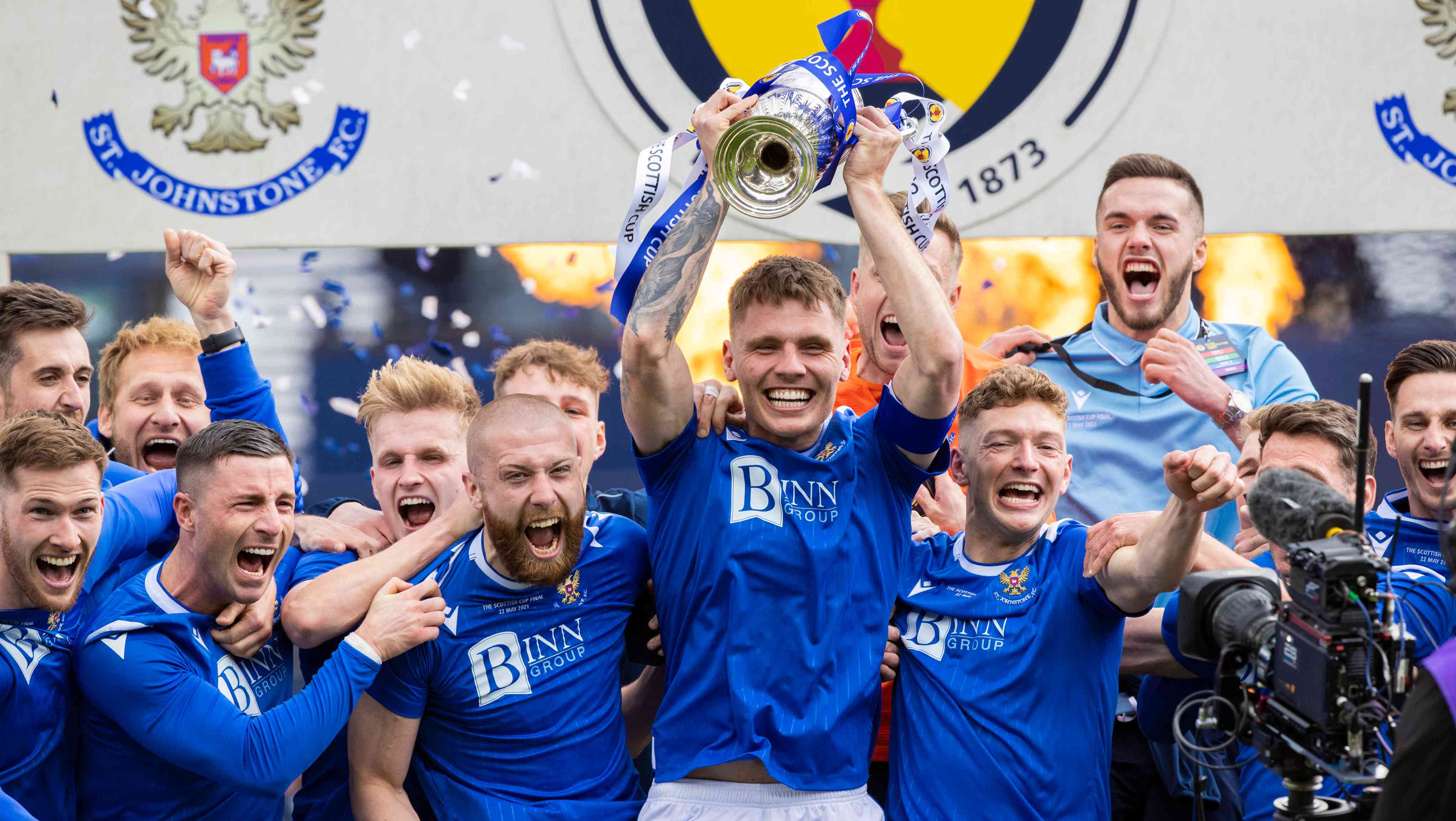 St Johnstone will be awarded the Freedom of Perth after their double triumph. (Craig Williamson / SNS Group) 