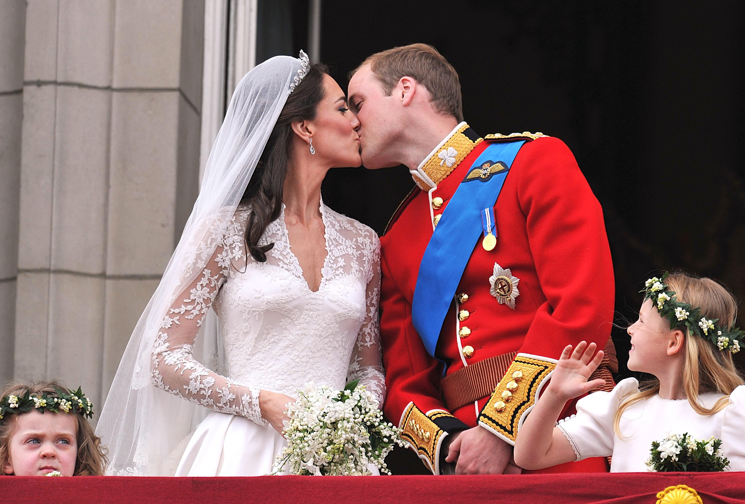 What started at St Andrews became official at Westminster Abbey in 2011 sealed with a kiss back at Buckingham Palace (John Stillwell/PA)