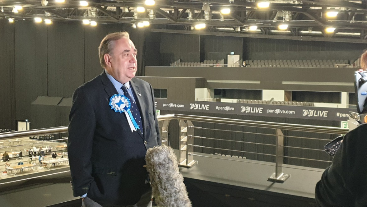 Former first minister Alex Salmond's hopes of returning to parliament were dashed.