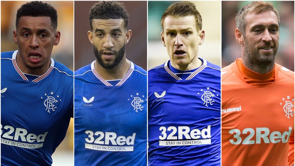 Rangers quartet nominated for player of the year award
