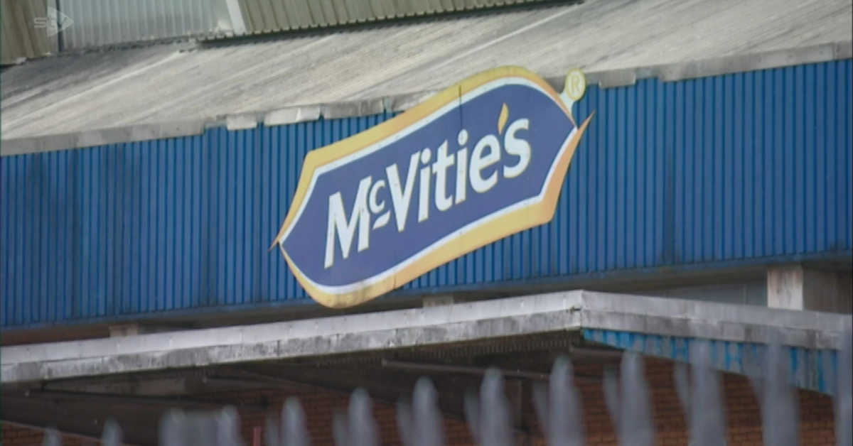 McVitie's factory in Tollcross