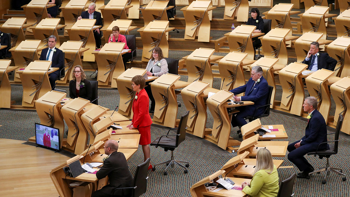 Sturgeon set to be re-elected when MSPs vote to choose FM