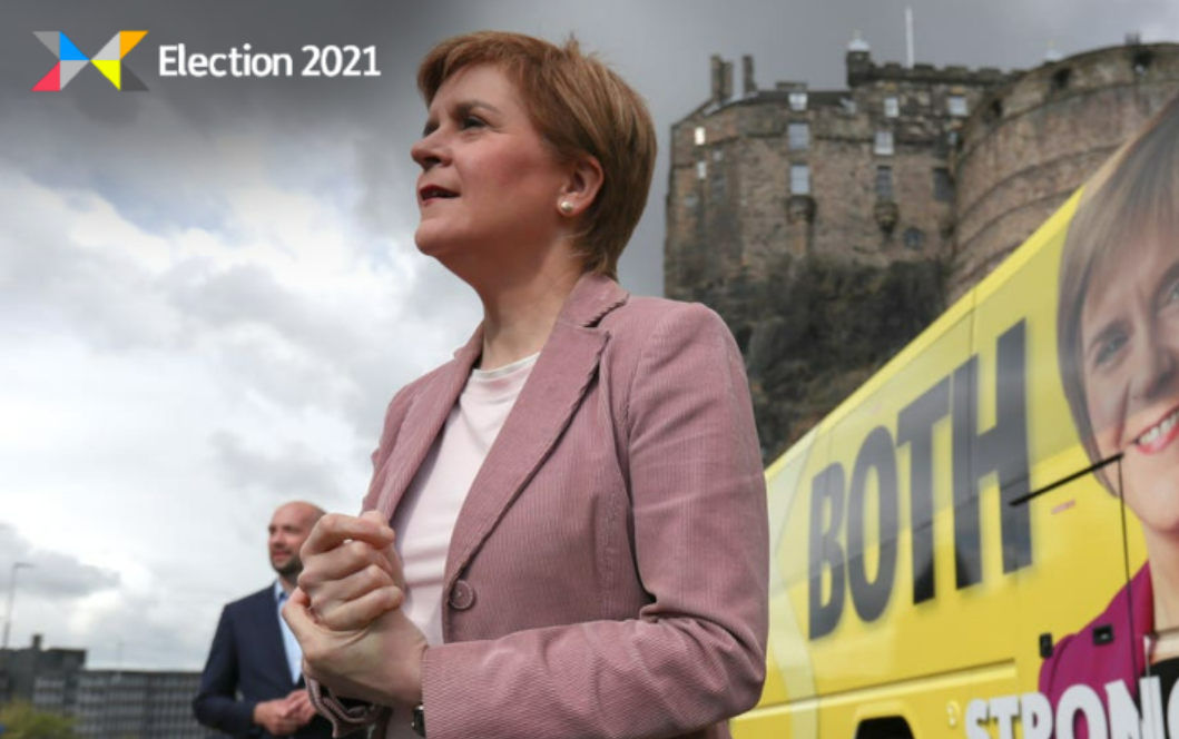 SNP highlights Sturgeon’s ‘serious leadership’ in majority bid