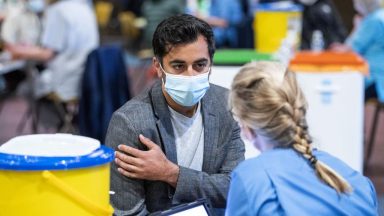 Humza Yousaf receives first dose of Covid vaccine